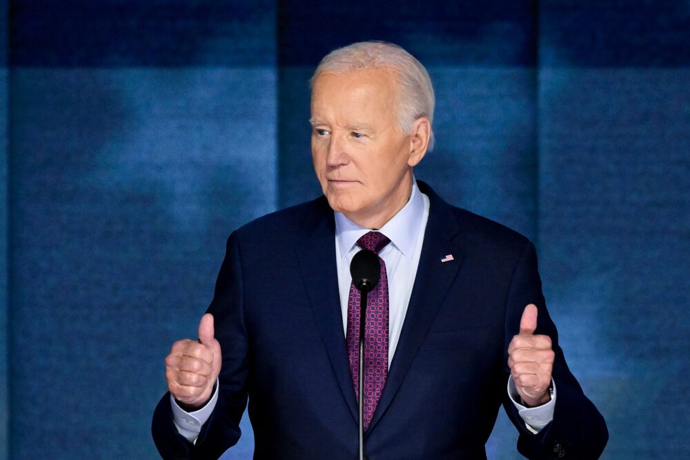 Joe Biden en un recorrido durante la Convención Nacional Demócrata (DNC) en Chicago el 19 de agosto. Joe Biden en un recorrido durante la Convención Nacional Demócrata (DNC) en Chicago el 19 de agosto.
