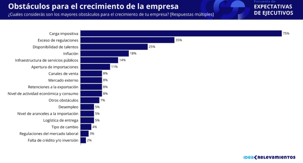 Fuente: Encuesta de Expectativas de Ejecutivos de IDEA 2025 Fuente: Encuesta de Expectativas de Ejecutivos de IDEA 2025