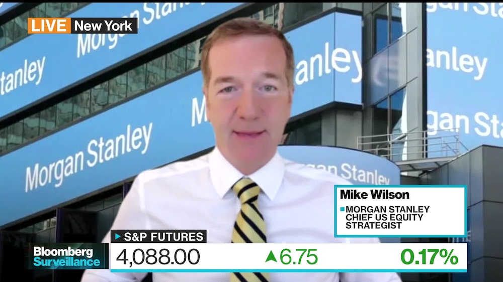 Mike Wilson de Morgan Stanley. Fuente: Bloomberg Mike Wilson de Morgan Stanley. Fuente: Bloomberg