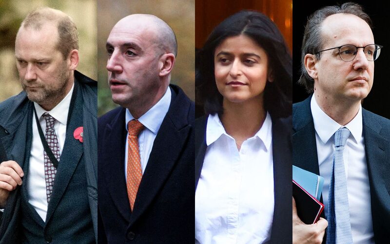 Jack Doyle, Dan Rosenfield, Munira Mirza y Martin Reynolds (de izquierda a derecha). Jack Doyle, Dan Rosenfield, Munira Mirza y Martin Reynolds (de izquierda a derecha).