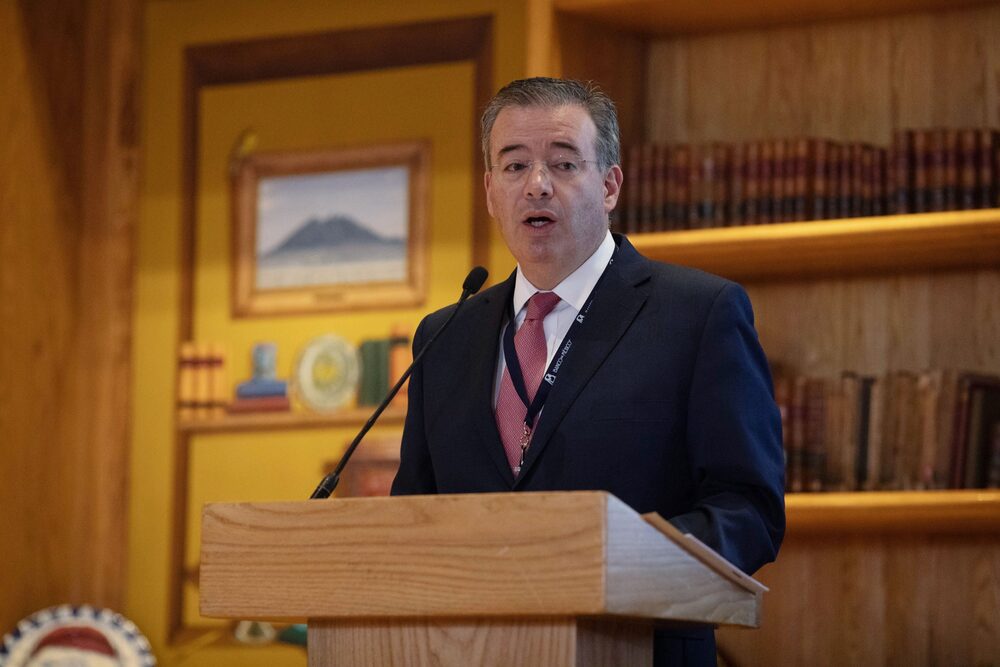 Hizo un llamado a no arriesgar la arquitectura financiera y monetaria con criptoactivos. Hizo un llamado a no arriesgar la arquitectura financiera y monetaria con criptoactivos.