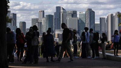 Canary Wharf lidera la recuperación en Londres con más visitantes que antes de la pandemia Canary Wharf lidera la recuperación en Londres con más visitantes que antes de la pandemia