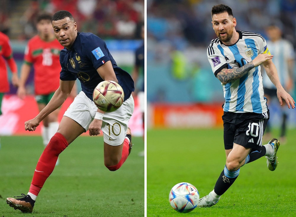 Kylian Mbappe vs. Lionel Messi. Kylian Mbappe vs. Lionel Messi.
