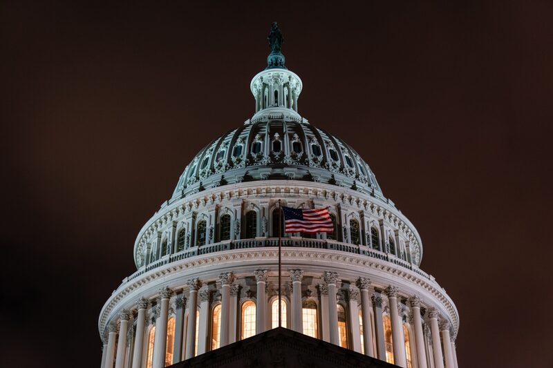 El Congreso de EE.UU. a la fecha ha puesto poca oposición a los aranceles impuestos por el presidente Trump. Foto: Eric Lee/Bloomberg El Congreso de EE.UU. a la fecha ha puesto poca oposición a los aranceles impuestos por el presidente Trump. Foto: Eric Lee/Bloomberg
