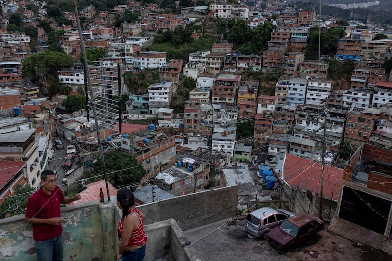 Vista de Petare, barrio marginal de Caracas. Vista de Petare, barrio marginal de Caracas.