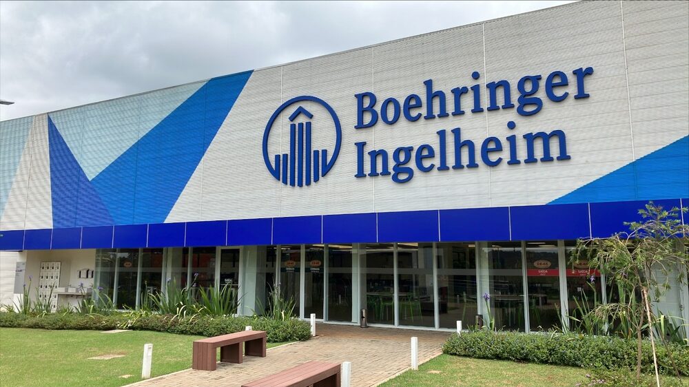 Fachada da fábrica da Boehringer Ingelheim em Paulínia, no interior de SP Fachada da fábrica da Boehringer Ingelheim em Paulínia, no interior de SP