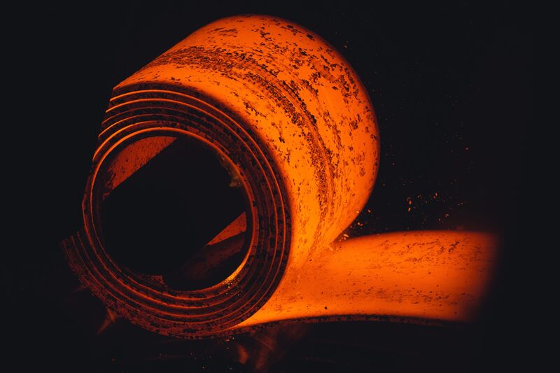 Interior de la planta siderúrgica de NLMK en Pensilvania mientras aumenta la producción de acero bruto en EE.UU. Interior de la planta siderúrgica de NLMK en Pensilvania mientras aumenta la producción de acero bruto en EE.UU.