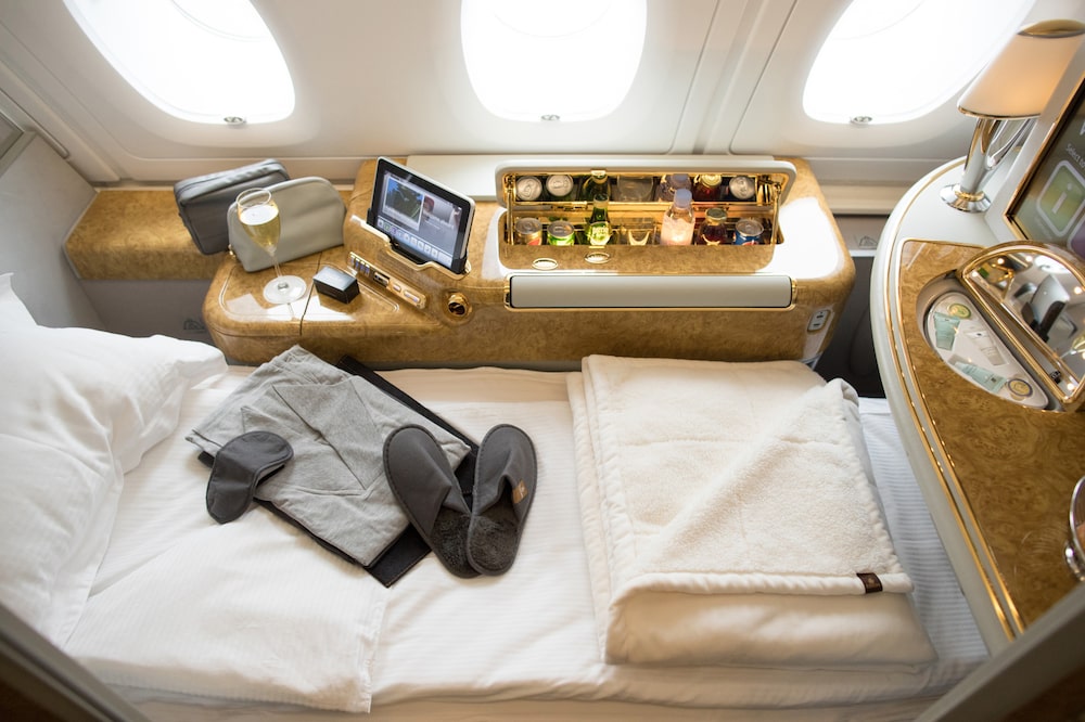 Inside the first class area. Photographer: Jasper Juinen Inside the first class area. Photographer: Jasper Juinen