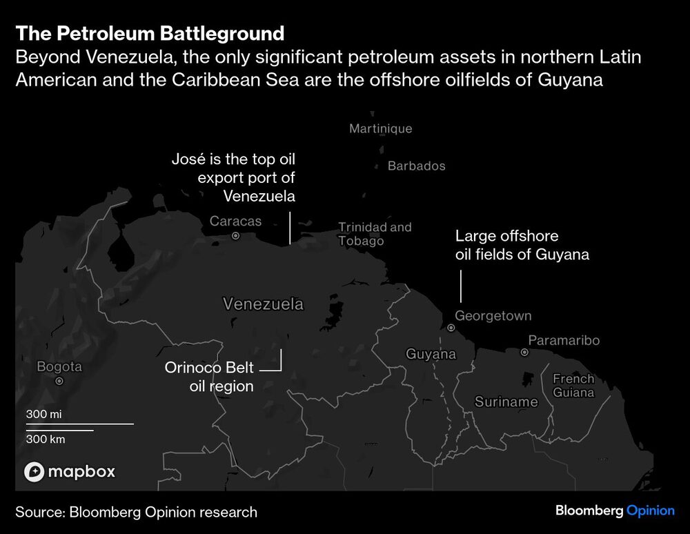 The Petroleum Battleground | Beyond Venezuela, the only significant petroleum assets in northern Latin American and the Caribbean Sea are the offshore oilfields of Guyana The Petroleum Battleground | Beyond Venezuela, the only significant petroleum assets in northern Latin American and the Caribbean Sea are the offshore oilfields of Guyana