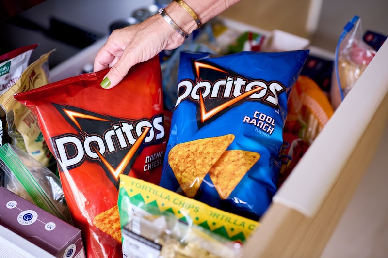 Desde 2021, preços do Doritos subiram cerca de 50%, segundo dados da Attain (Foto: Gabby Jones/Bloomberg) Desde 2021, preços do Doritos subiram cerca de 50%, segundo dados da Attain (Foto: Gabby Jones/Bloomberg)