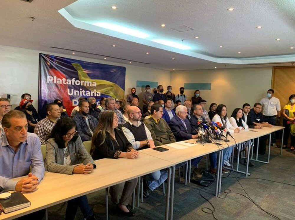 La oposición venezolana anunció primarias para 2023 / Foto El Pitazo La oposición venezolana anunció primarias para 2023 / Foto El Pitazo