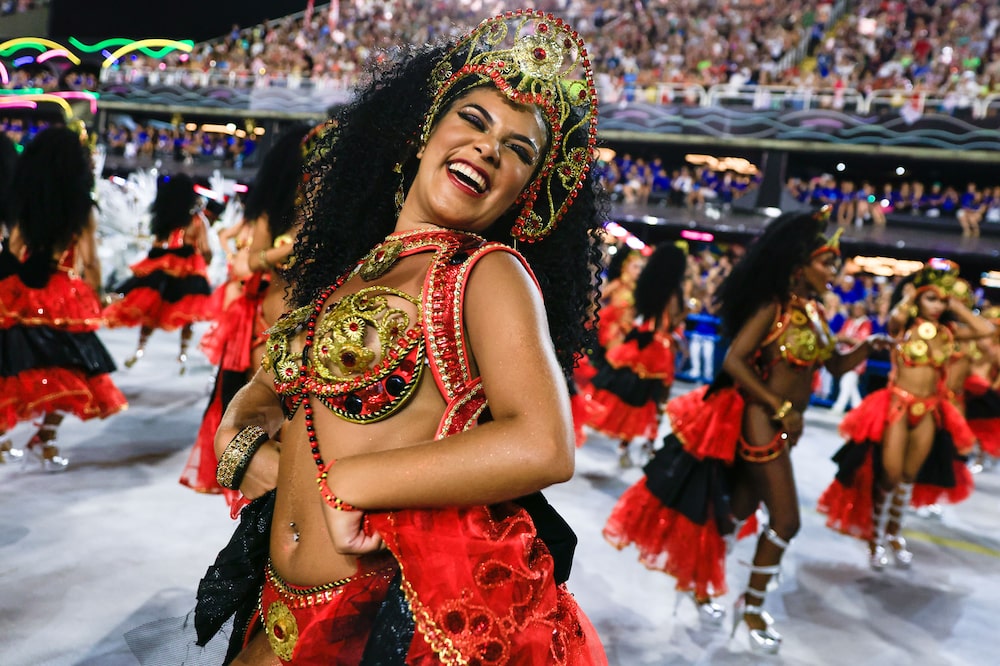 Mujer de escuela de samba. Mujer de escuela de samba.