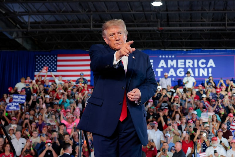President Trump Holds Midterm Campaign Rallies In Texas President Trump Holds Midterm Campaign Rallies In Texas
