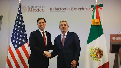 Marco Rubio y Juan Ramón de La Fuente conversan tras declaración de Trump sobre avance terrestre contra el narcotráfico Marco Rubio y Juan Ramón de La Fuente conversan tras declaración de Trump sobre avance terrestre contra el narcotráfico