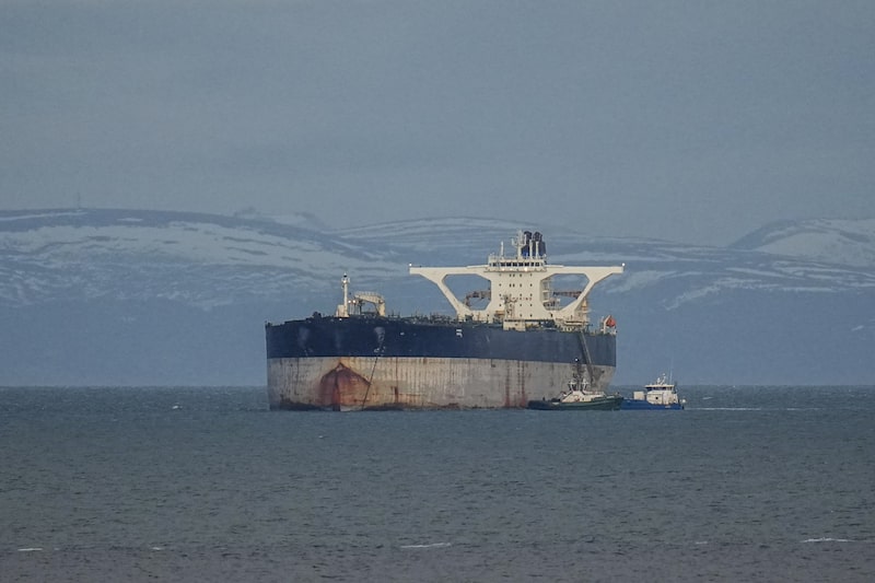 Seized Tanker Marinera Takes Shelter In The Moray Firth Seized Tanker Marinera Takes Shelter In The Moray Firth