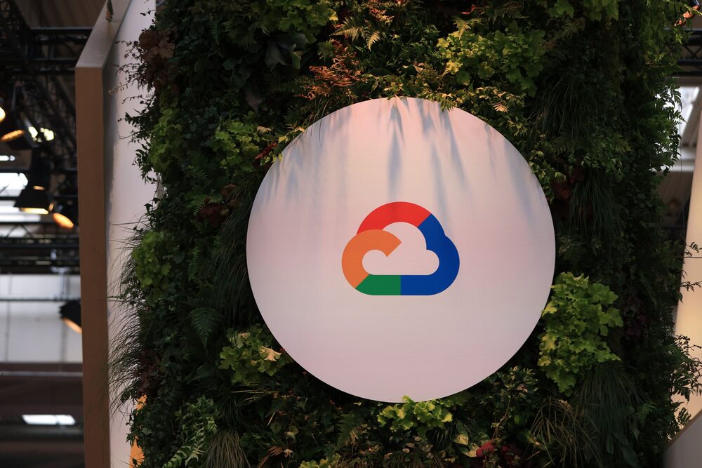 Un logotipo de Google Cloud en la feria de tecnología industrial Hannover Messe en Hannover, Alemania, el jueves 20 de abril de 2023. Un logotipo de Google Cloud en la feria de tecnología industrial Hannover Messe en Hannover, Alemania, el jueves 20 de abril de 2023.