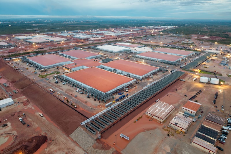 El centro de datos Stargate AI en Abilene, Texas. Fotógrafo: Kyle Grillot/Bloomberg El centro de datos Stargate AI en Abilene, Texas. Fotógrafo: Kyle Grillot/Bloomberg