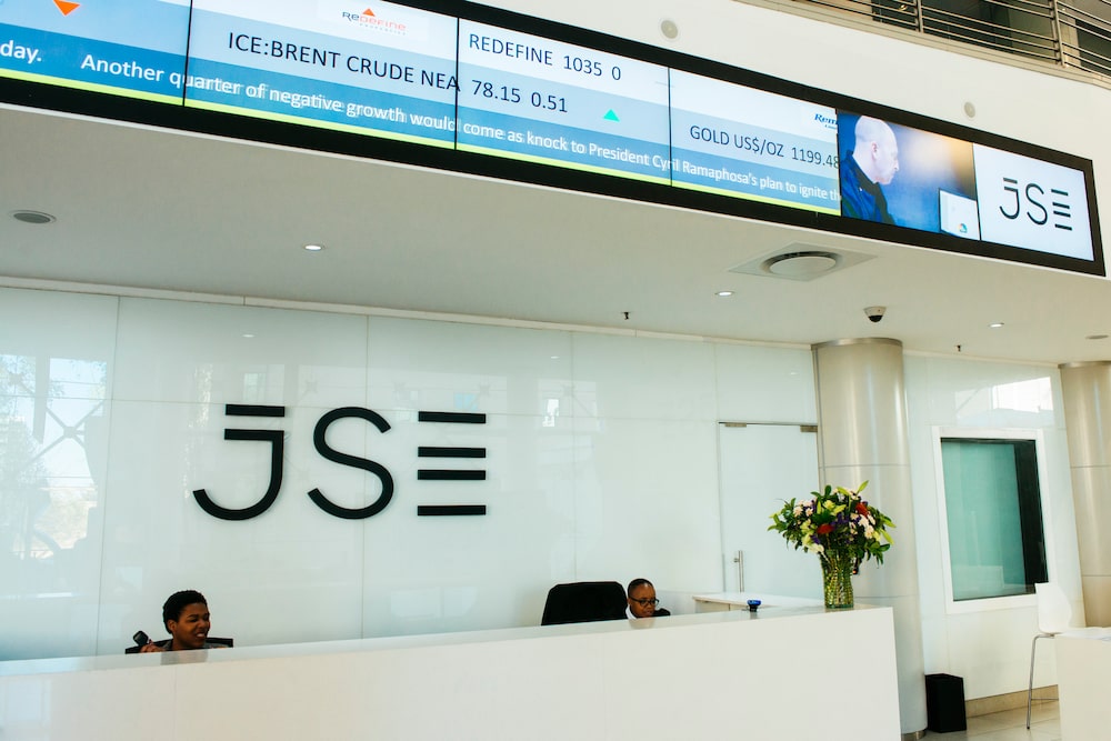 La Bolsa de Valores de Johannesburgo (JSE). La Bolsa de Valores de Johannesburgo (JSE).