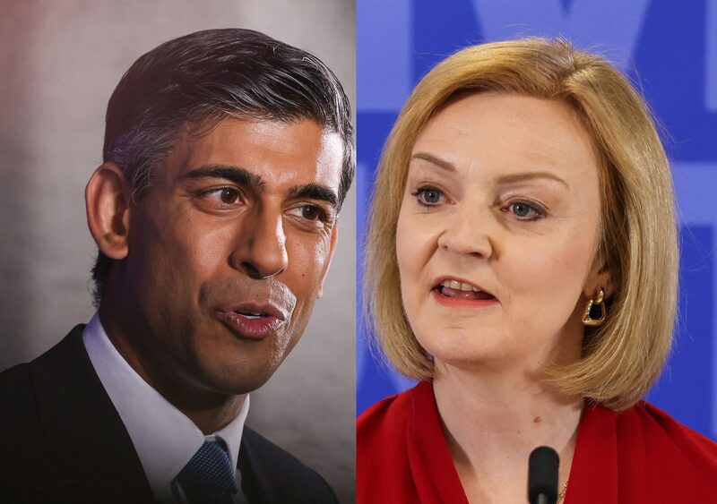 Rishi Sunak y Liz Truss. Fotógrafo: Hollie Adams/Bloomberg Rishi Sunak y Liz Truss. Fotógrafo: Hollie Adams/Bloomberg