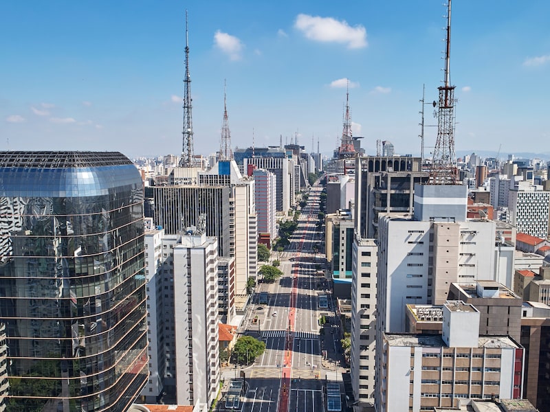 Avenida Paulista, Brasil. Avenida Paulista, Brasil.