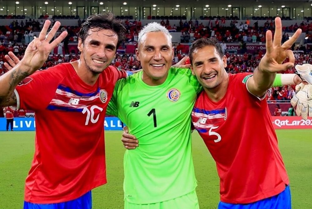 Los ticos Bryan Ruiz, Keylor Navas y Celso Borges. Los ticos Bryan Ruiz, Keylor Navas y Celso Borges.