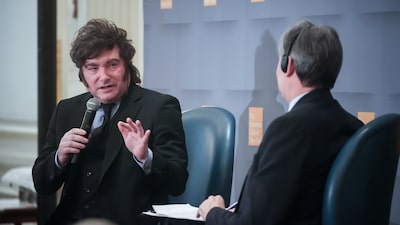 Milei descarta recessão na Argentina e afirma estar ‘tranquilo’ sobre reeleição Milei descarta recessão na Argentina e afirma estar ‘tranquilo’ sobre reeleição