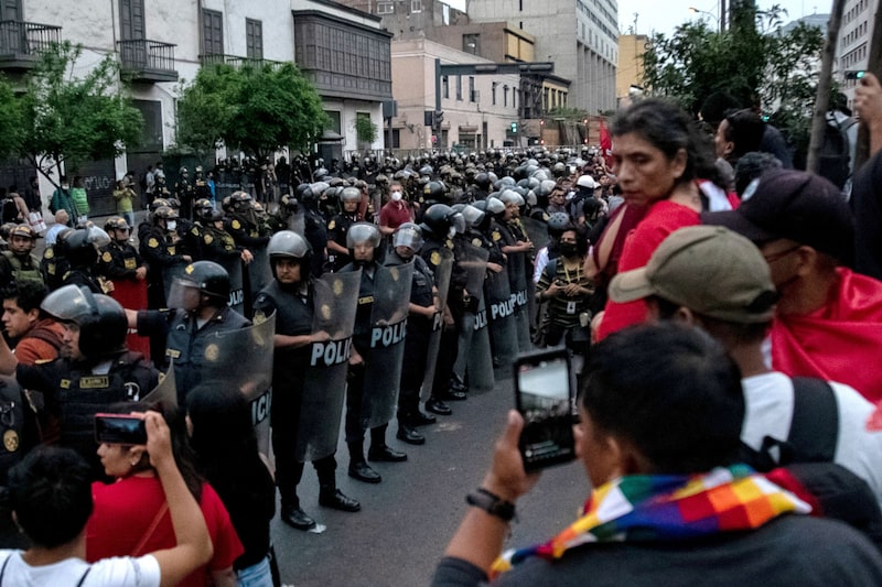 Protestas en Lima, Perú, 2023. Protestas en Lima, Perú, 2023.