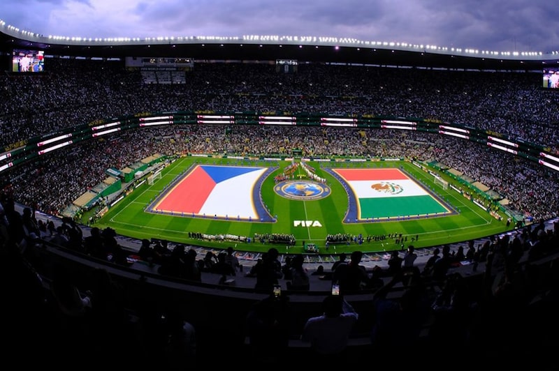 Ceremonia de himnos nacionales durante el partido Chequia-México en el Estadio Ciudad de México, el miércoles 24 de junio de 2026. Ceremonia de himnos nacionales durante el partido Chequia-México en el Estadio Ciudad de México, el miércoles 24 de junio de 2026.
