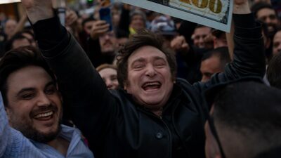 ‘Podemos vencer no 1º turno’, diz Javier Milei, que liderou primárias na Argentina ‘Podemos vencer no 1º turno’, diz Javier Milei, que liderou primárias na Argentina