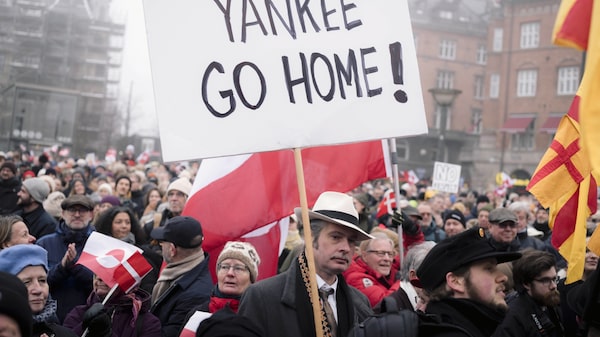 Las exigencias de Trump sobre Groenlandia provocan protestas en toda Dinamarca Las exigencias de Trump sobre Groenlandia provocan protestas en toda Dinamarca