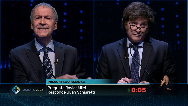 Juan Schiaretti y Javier Milei Juan Schiaretti y Javier Milei