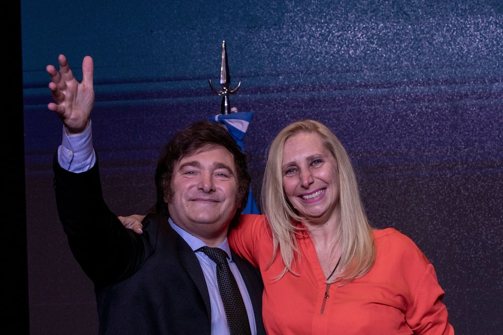 Javier Milei y su hermana, Karina Milei Javier Milei y su hermana, Karina Milei