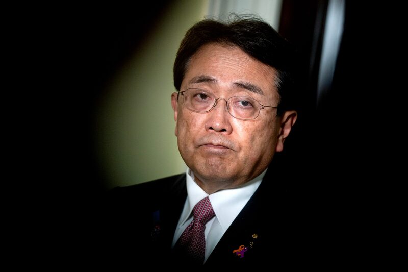 Ryosei Akazawa. (Stefani Reynolds/Bloomberg) Ryosei Akazawa. (Stefani Reynolds/Bloomberg)