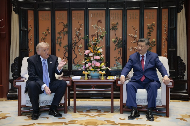 El presidente estadounidense, Donald Trump, y su homólogo chino, Xi Jinping, a mediados de mayo en Pekín. El presidente estadounidense, Donald Trump, y su homólogo chino, Xi Jinping, a mediados de mayo en Pekín.