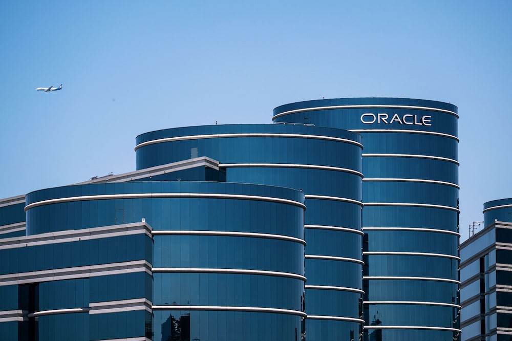 Las oficinas de Oracle en Redwood City, California. Las oficinas de Oracle en Redwood City, California.