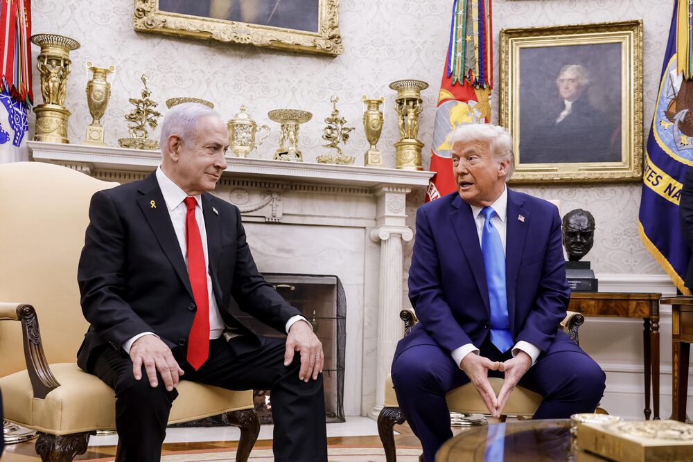 Benjamin Netanyahu e Donald Trump Benjamin Netanyahu e Donald Trump