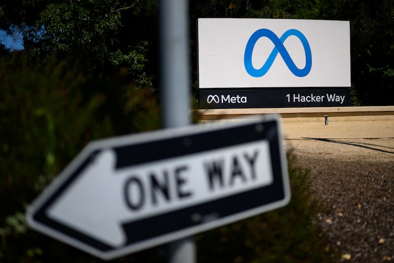 Signage at Meta headquarters in Menlo Park, California, US, on Wednesday, Aug. 26, 2026. Meta Platforms Inc. said it agreed to pay up to $18 billion in landmark settlements to resolve allegations from multiple US states that the company deliberately designed Facebook and Instagram to encourage compulsive use among young users. Photographer: Josh Edelson/Bloomberg Signage at Meta headquarters in Menlo Park, California, US, on Wednesday, Aug. 26, 2026. Meta Platforms Inc. said it agreed to pay up to $18 billion in landmark settlements to resolve allegations from multiple US states that the company deliberately designed Facebook and Instagram to encourage compulsive use among young users. Photographer: Josh Edelson/Bloomberg