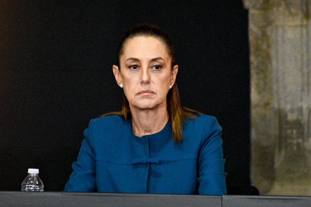 Claudia Sheinbaum, presidenta de México, durante el evento conmemorativo de los 100 años de la fundación de Banxico, en Ciudad de México el 25 de agosto de 2025. Claudia Sheinbaum, presidenta de México, durante el evento conmemorativo de los 100 años de la fundación de Banxico, en Ciudad de México el 25 de agosto de 2025.