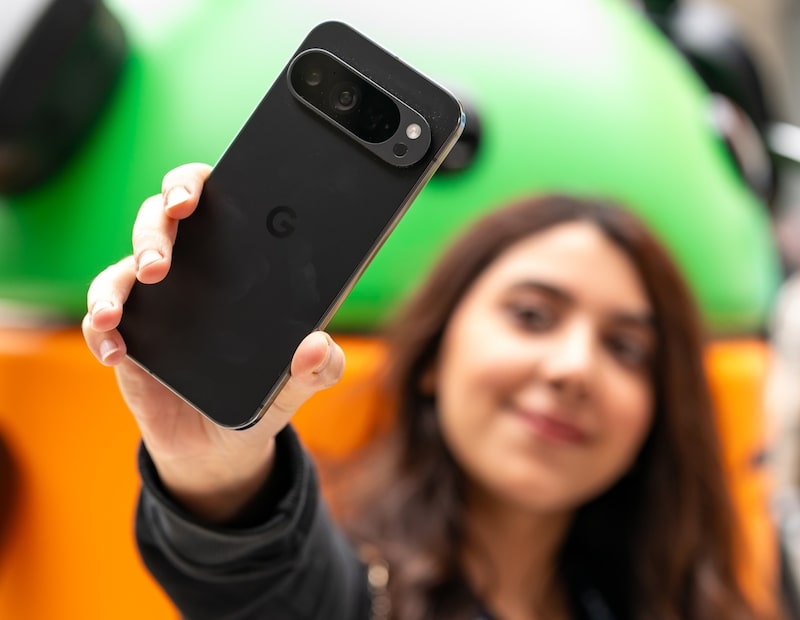 Un dispositivo Google Pixel 9 Pro. Un dispositivo Google Pixel 9 Pro.
