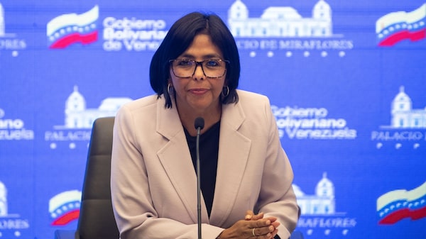 Vice-presidente da Venezuela pede retorno de Maduro e confronta discurso de Trump Vice-presidente da Venezuela pede retorno de Maduro e confronta discurso de Trump