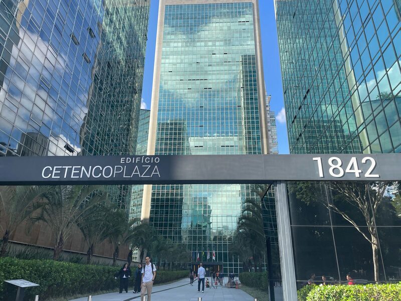 Sede da TransUnion no Brasil ocupa 10º andar da torre norte do Cetenco Plaza, na Avenida Paulista Sede da TransUnion no Brasil ocupa 10º andar da torre norte do Cetenco Plaza, na Avenida Paulista