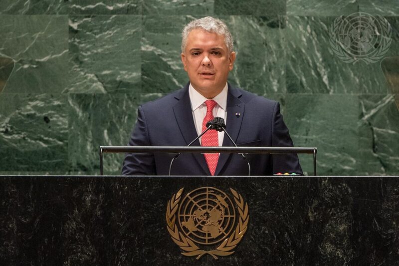 Iván Duque se dirige a la 76° Asamblea General de la ONU. Iván Duque se dirige a la 76° Asamblea General de la ONU.