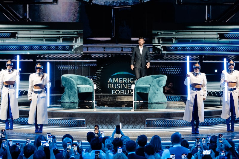 Lionel Messi habló este miércoles en el America Business Forum de Miami. Lionel Messi habló este miércoles en el America Business Forum de Miami.