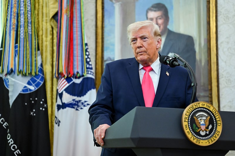 President Trump Swears In DHS Secretary Mullin President Trump Swears In DHS Secretary Mullin