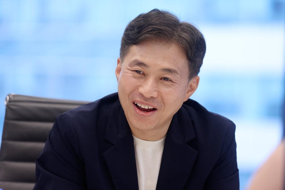 Kwak Noh-Jung, CEO de SK Hynix, durante una entrevista en Nueva York el viernes. Foto: Michael Nagle/Bloomberg Kwak Noh-Jung, CEO de SK Hynix, durante una entrevista en Nueva York el viernes. Foto: Michael Nagle/Bloomberg