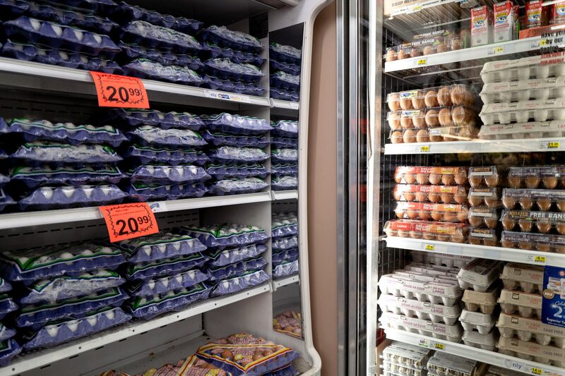 El presidente Donald Trump, que hizo del abaratamiento de los comestibles un tema clave de su campaña electoral, ha calificado el mercado de “desastre”. (Bloomberg) El presidente Donald Trump, que hizo del abaratamiento de los comestibles un tema clave de su campaña electoral, ha calificado el mercado de “desastre”. (Bloomberg)