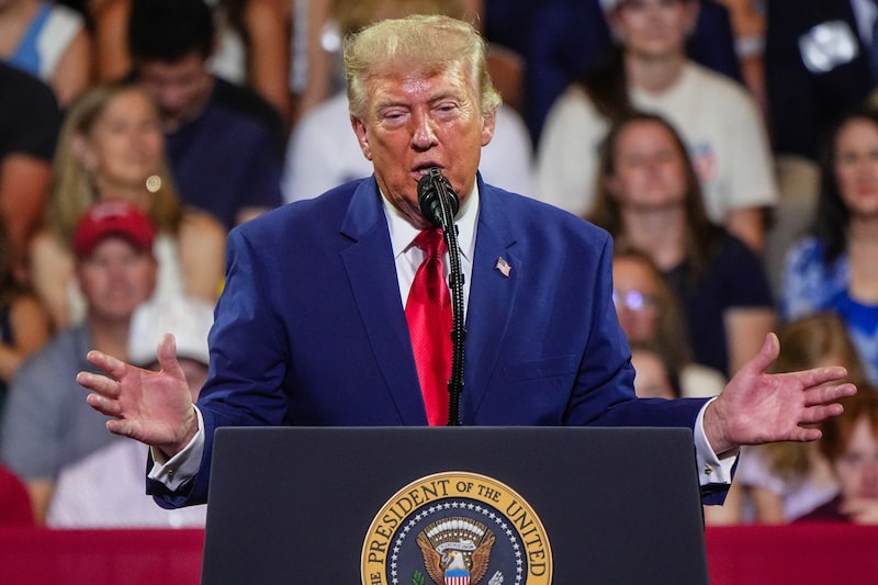 El presidente de Estados Unidos, Donald Trump. Fotógrafo: Elijah Nouvelage/Bloomberg. El presidente de Estados Unidos, Donald Trump. Fotógrafo: Elijah Nouvelage/Bloomberg.