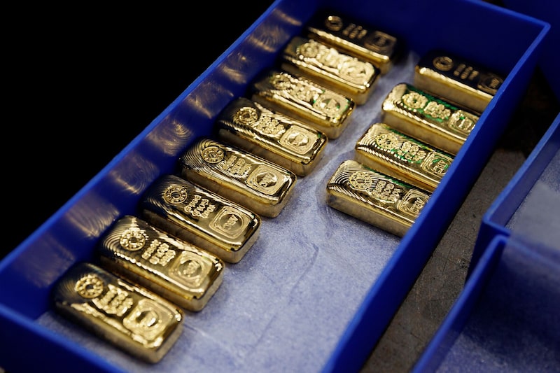 Barras de oro. Foto: Brendon Thorne/Bloomberg Barras de oro. Foto: Brendon Thorne/Bloomberg
