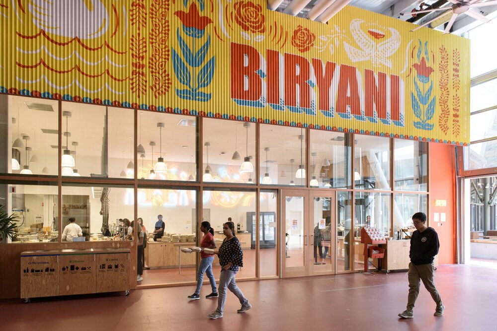 A restaurant at one of Meta's office building in Menlo Park in 2018. Photographer: Michael Short/Bloomberg A restaurant at one of Meta's office building in Menlo Park in 2018. Photographer: Michael Short/Bloomberg
