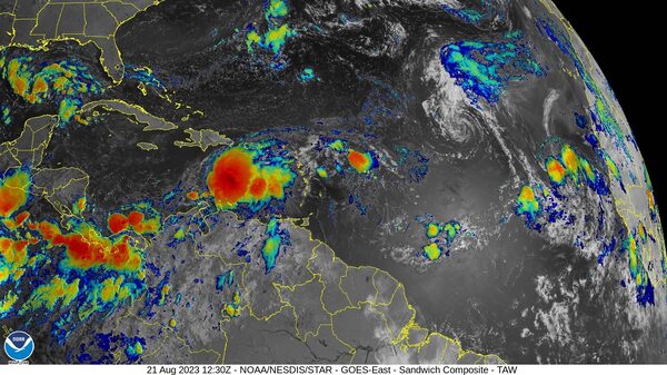 Tormenta Franklin se fortalece y afectará a República Dominicana y Haití el martes Tormenta Franklin se fortalece y afectará a República Dominicana y Haití el martes